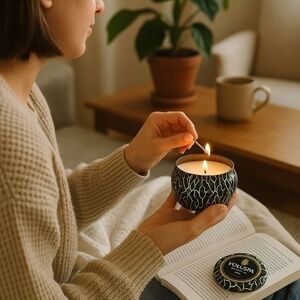 Voluspa French Linen Mini Tin Candle